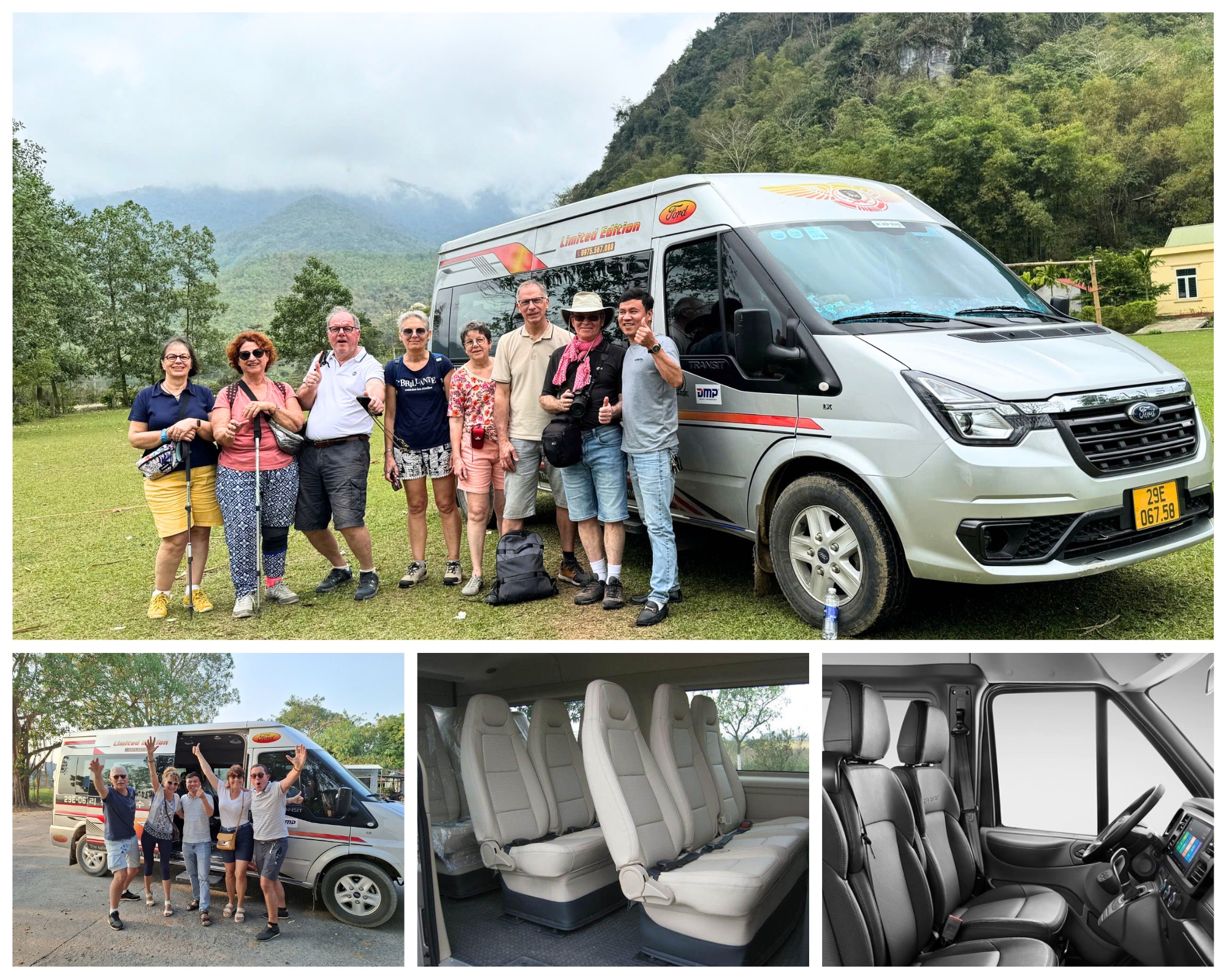 Voiture avec chauffeur priv&eacute; au Vietnam pour un voyage au Vietnam groupe de 3 &agrave; 7 personnes